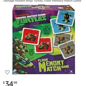 New teenage mutant Nina turtles memory game